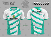 CELTIC WHITE AND GREEN #2520