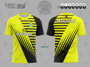 CELTIC YELLOW AND BLACK #2529