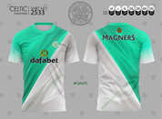 CELTIC GREEN AND WHITE #2533