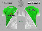 CELTIC GREEN AND WHITE #2534