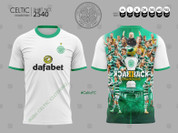 CELTIC GREEN AND WHITE CHAMPIONS # 2540
