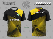 CELTIC BLACK AND YELLOW #2535