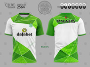 CELTIC GREEN AND WHITE #2564