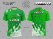 CELTIC GREEN AND WHITE #2571