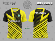 CELTIC YELLOW AND BLACK #2569