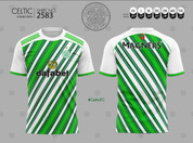 CELTIC GREEN AND WHITE #2583