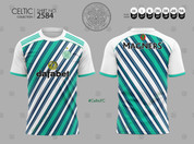 CELTIC GREEN AND WHITE #2584