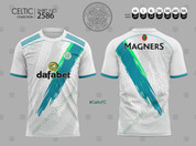 CELTIC GREEN AND WHITE #2586