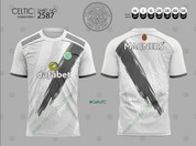 CELTIC GREY AND WHITE #2587