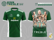 GREEN WHITE  TREBLE CHAMPIONS #2613