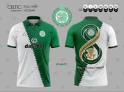 NEW WHITE GREEN TREBLE  POLO #2644