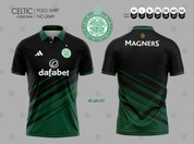 BLACK GREEN POLO  #2649