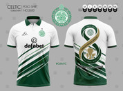 WHITE GREEN POLO TREBLE #2650