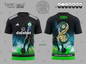 CELTIC BLACK GREEN #2656