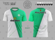 CELTIC WHITE GREEN #2659