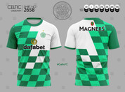 CELTIC WHITE GREEN #2658