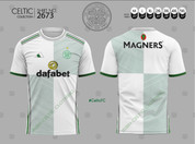 CELTIC WHITE GREEN #2673