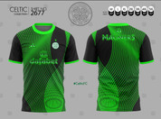 CELTIC BLACK  GREEN #2677