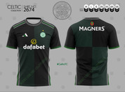  CELTIC BLACK GREEN #2674