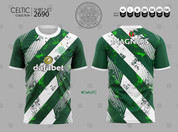 CELTIC GREEN AND WHITE #2690