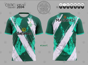 CELTIC GREEN AND WHITE #2694