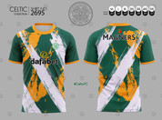 CELTIC GREEN WHITE ORANGE #2695