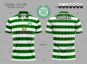 CELTIC GREEN ANS WHITE HOOPS #2721