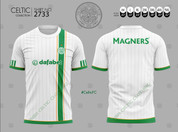 CELTIC WHITE GREEN LINES  #2733