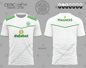 CELTIC WHITE AND GREEN #2756