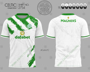 CELTIC WHITE AND GREEN #2754