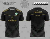 CELTIC BLACK AND GOLD #2757