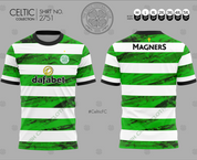 CELTIC GREEN BLACK HOOPS #2751