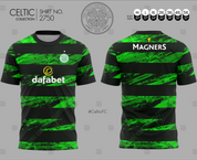 CELTIC GREEN BLACK HOOPS #2750