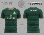 CELTIC GREEN GREEN  HOOPS #2805