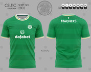 CELTIC GREEN GREEN HOOPS #2803