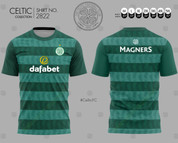 CELTIC GREEN AND GREEN HOOPS #2822