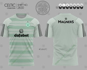 CELTIC GREEN HOOPS  #2830