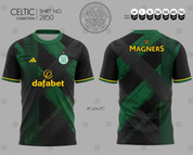 CELTIC CLOVER BLACK #2850