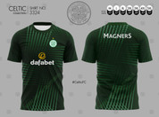 CELTIC SOFT GREEN LASER GREEN SHIRT #3324