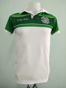 WHITE CELTIC POLO WITH EMBROIDERY BADGE #96