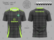 CELTIC GREEN BLACK TARTAN  #3801
