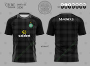CELTIC BLACK GREY TARTAN  #3800