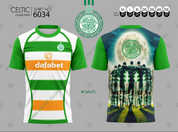 CELTIC TRI COLOR HUDDLE 6034