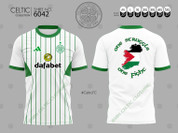  CELTIC WHITE GREEN LINES ONE STRUGGLE ONE FIGHT 6042