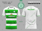  HOOPS WHITE GREEN CELTIC 6052