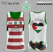  LADYS HOME  LOVE HEART PALESTINE VEST    #6130