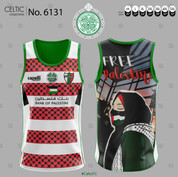  LADYS HOME  LADY ON BACK PALESTINE VEST    #6131