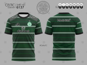 CELTIC GREEN STRIPES #6137