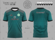  CELTIC GREEN STRIPES #6138