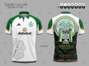  GREEN WHITE POLO  55 LEAGUE TITLE'S  PARKHEAD  #6149